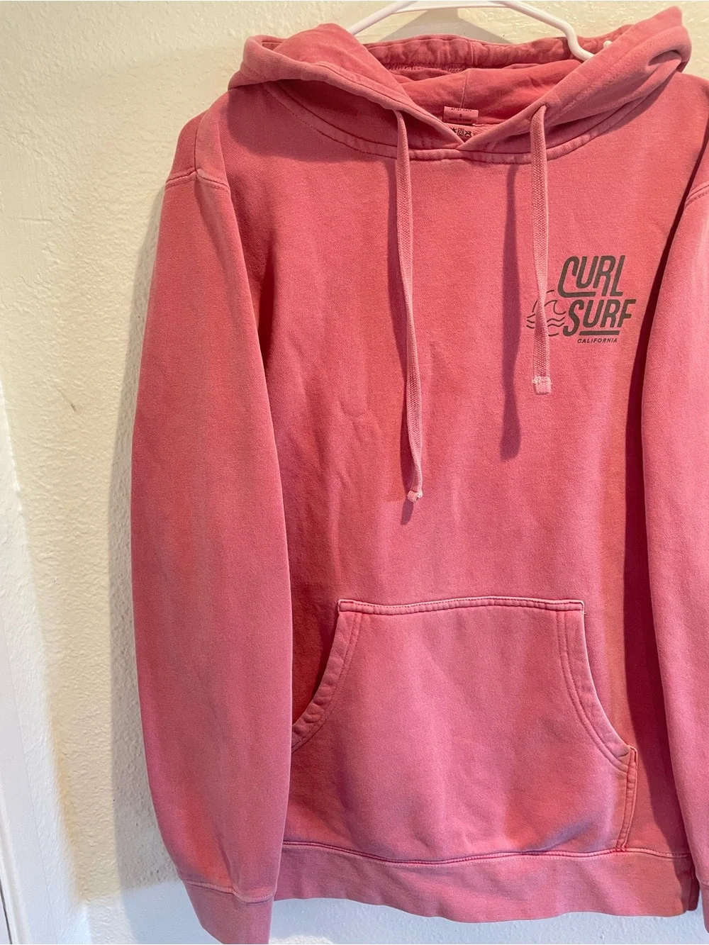 Curl Surf Pigment Dyed Hoodie Small | Independent Trading Co